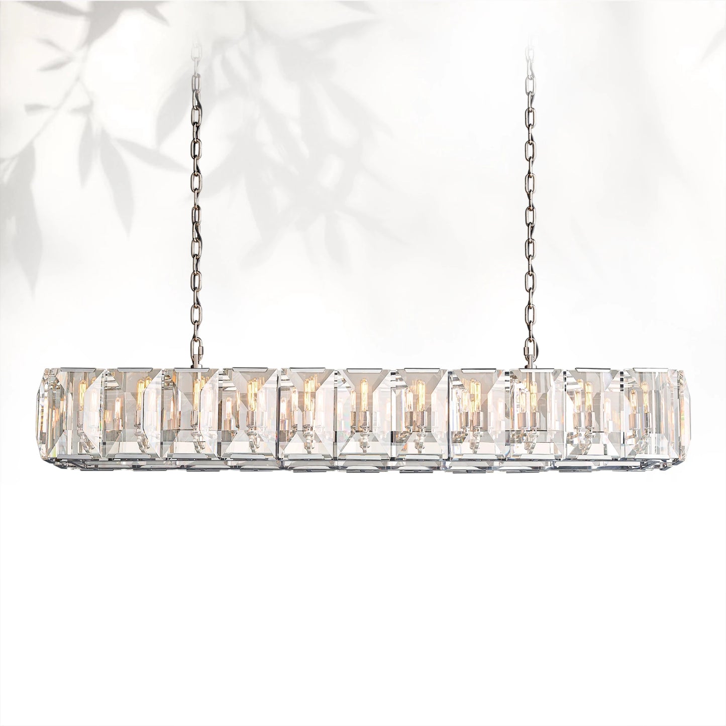 Harlows Crystal Rectangle Chandelier