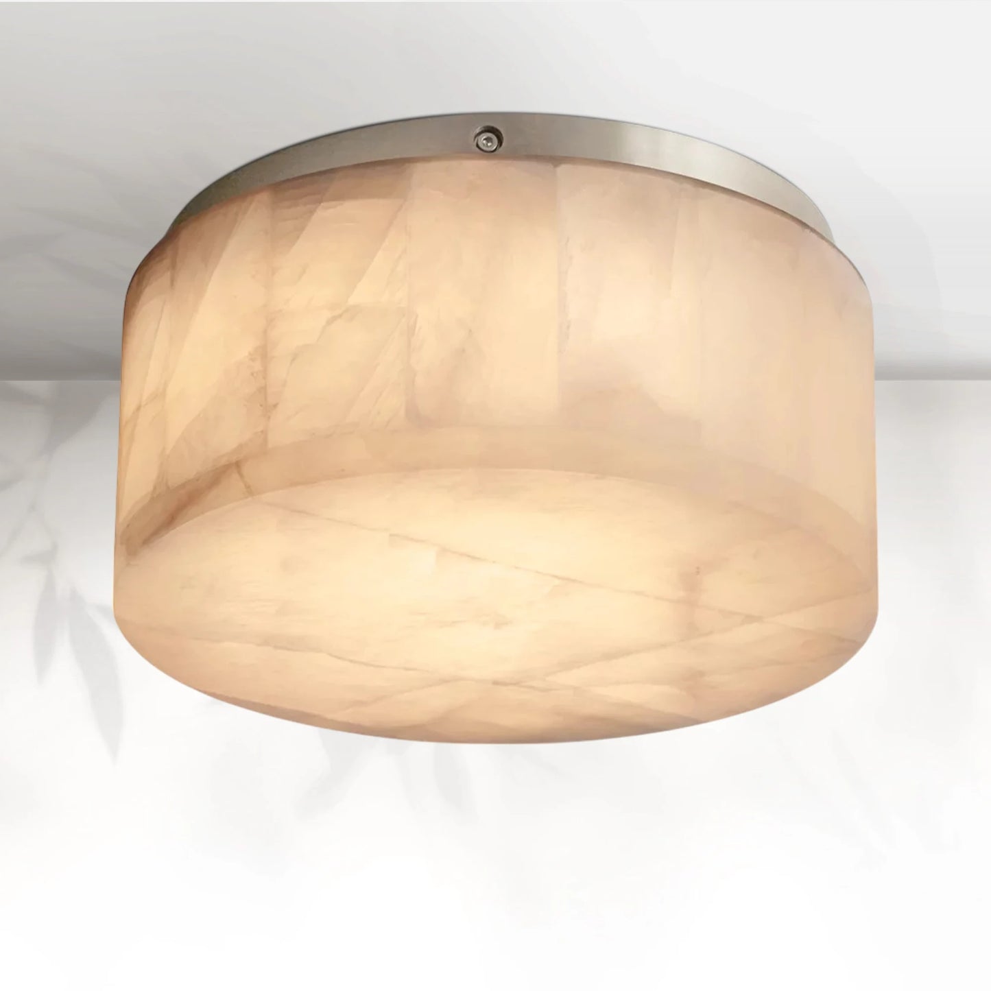 Rivaga Calcite Round Flushmount 6"10"14"