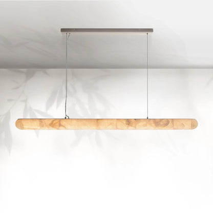 Rivaga Lisse Alabaster Linear Chandelier 60" 80"