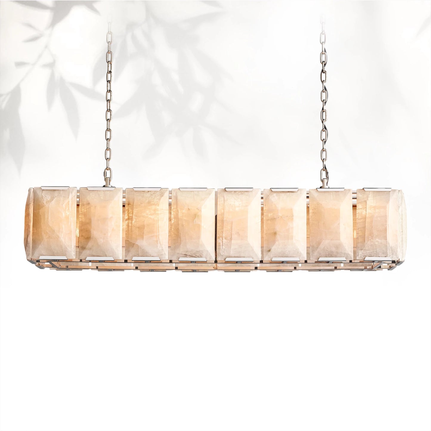 Harlows Calcite Rectangular Chandelier