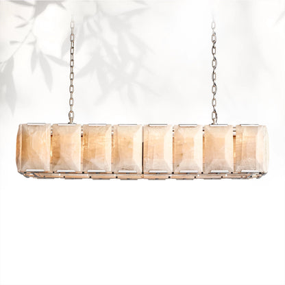 Harlows Calcite Rectangular Chandelier