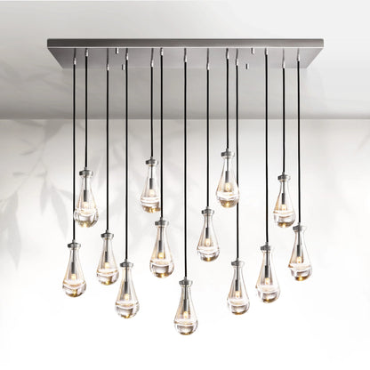 Raindrop Rectangular Chandelier