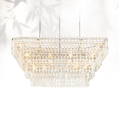 Marigan Multi-Tier Rectangular Chandelier 60" 72"