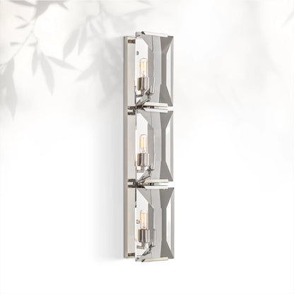 Harlows Crystal Triple Wall Lamp