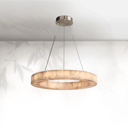 Rivaga Calcite Round Chandelier