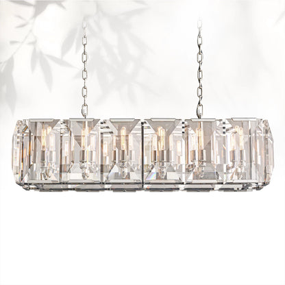 Harlows Crystal Rectangle Chandelier