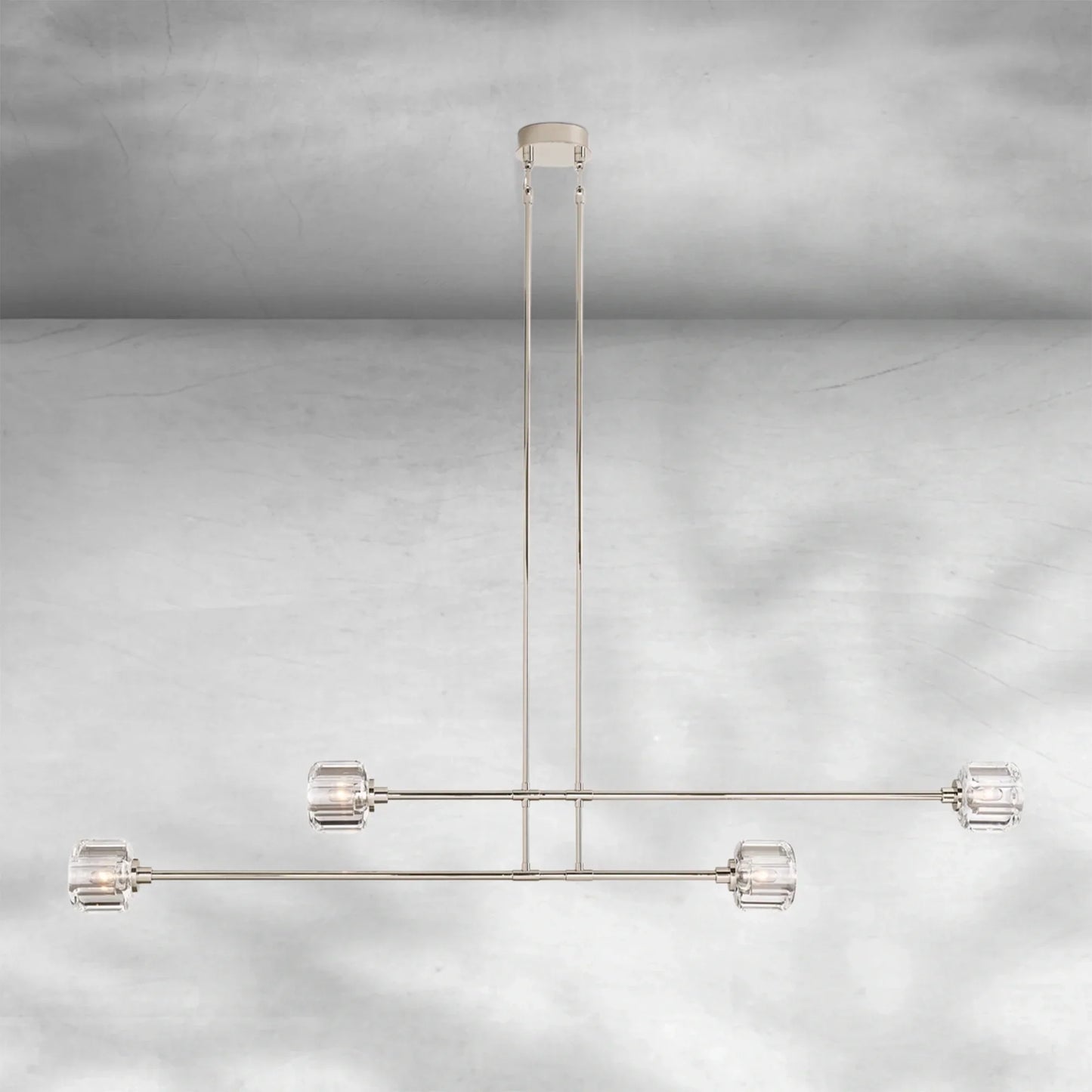 Delume Mobile Linear Chandelier 54" 72"