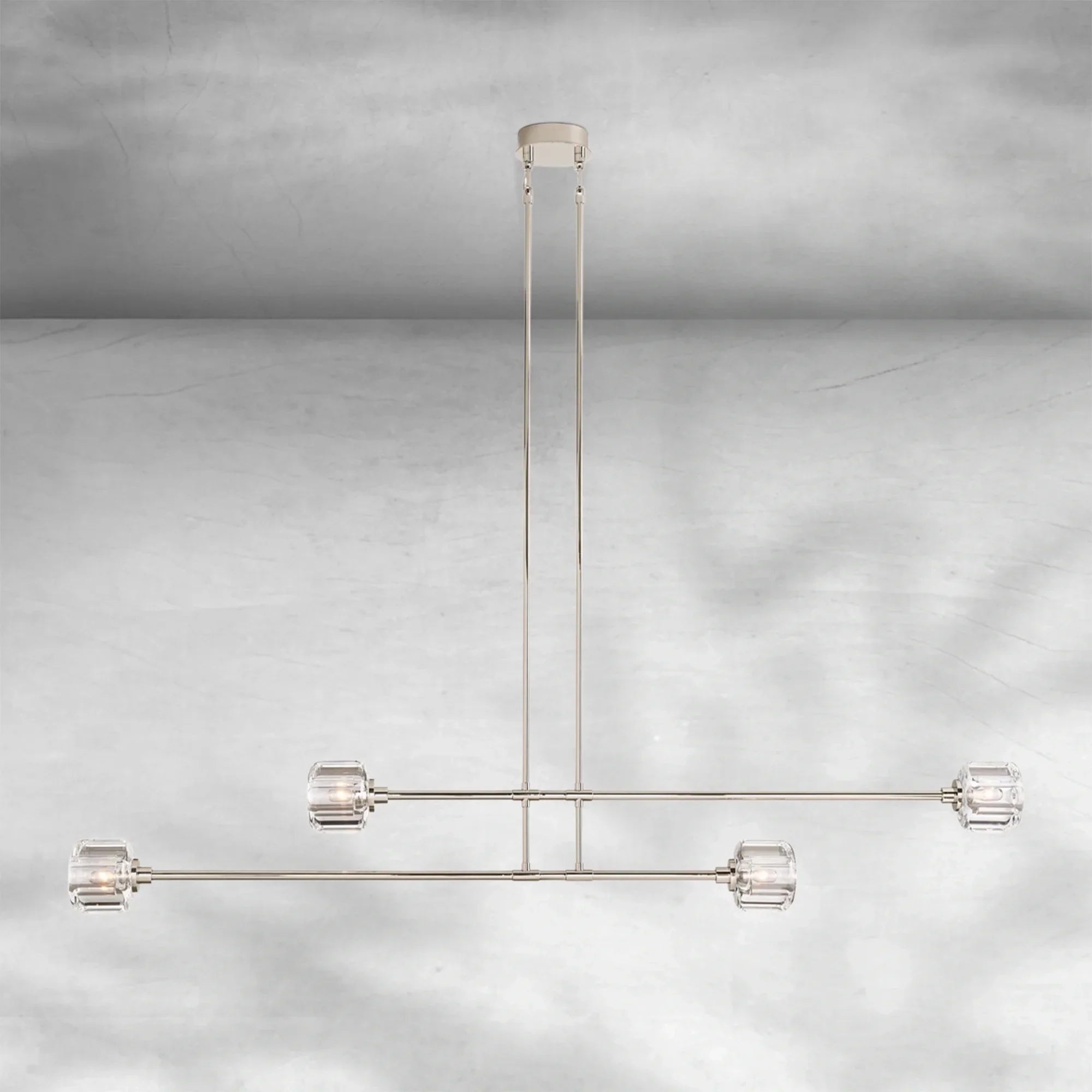 Delume Mobile Linear Chandelier 54" 72"