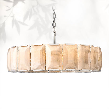 Harlows Calcite Round Chandelier