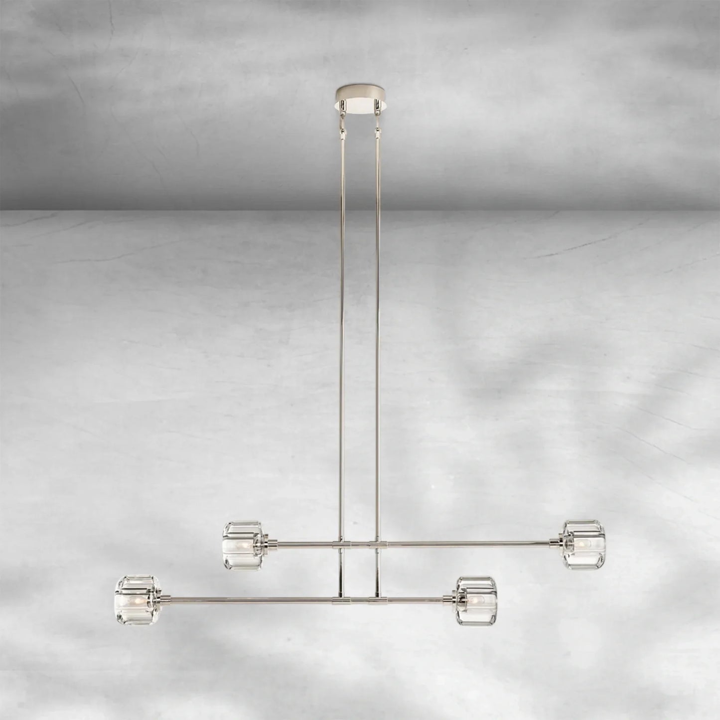 Delume Mobile Linear Chandelier 54" 72"