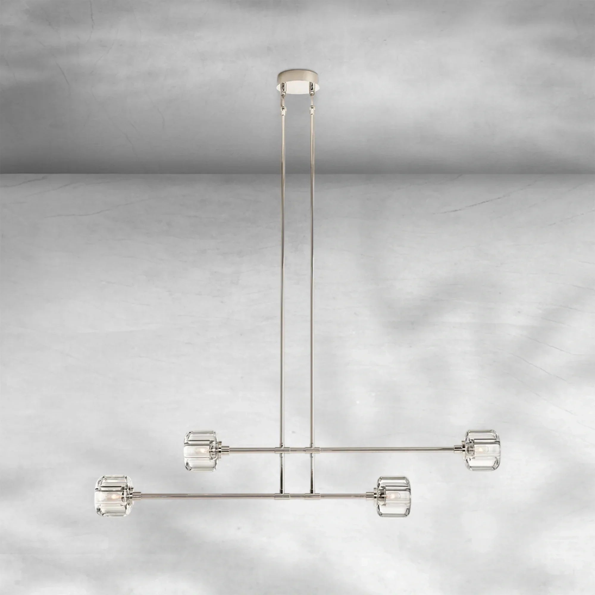 Delume Mobile Linear Chandelier 54" 72"