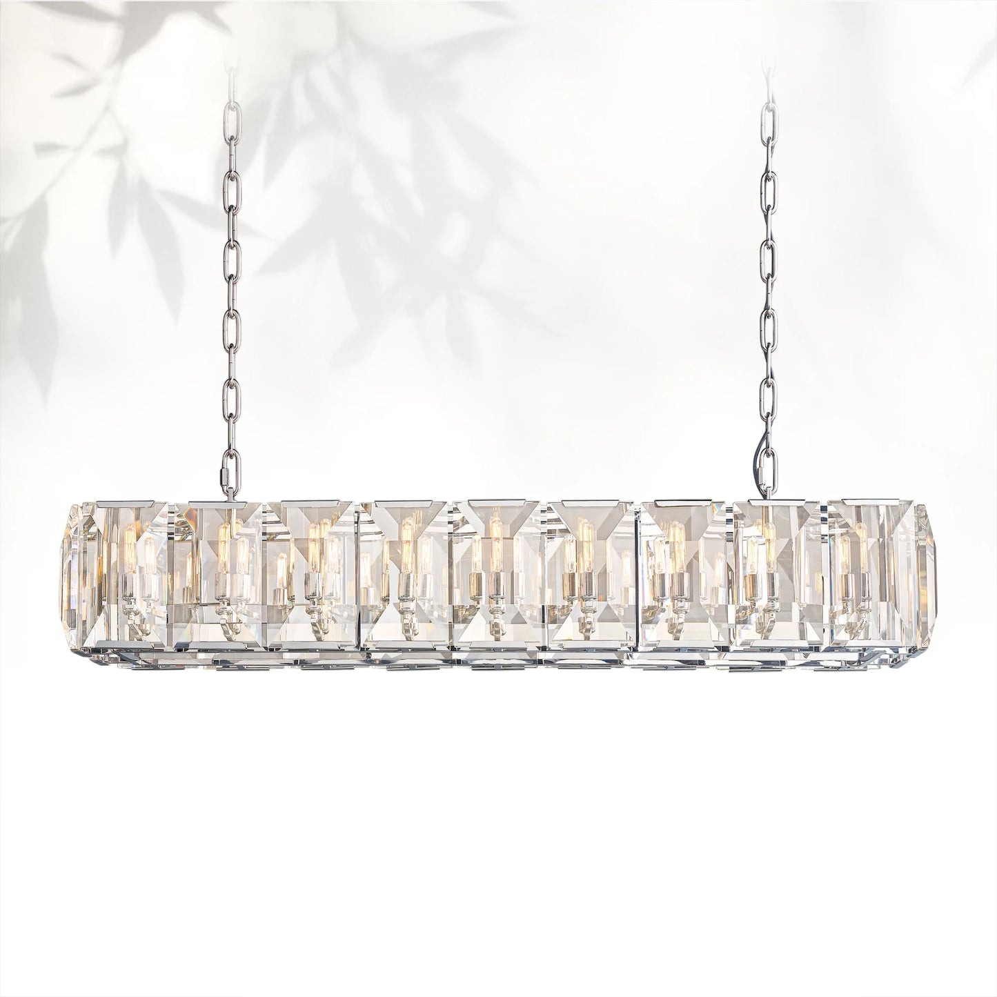 Harlows Crystal Rectangle Chandelier
