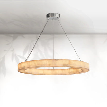 Rivaga Calcite Round Chandelier