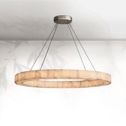 Rivaga Calcite Round Chandelier