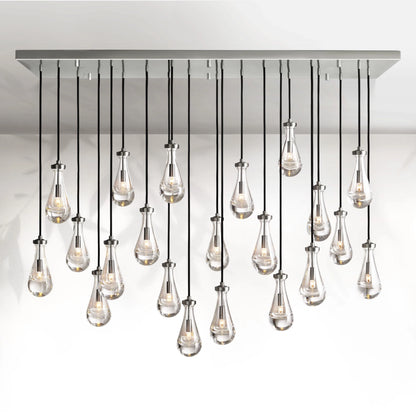 Raindrop Rectangular Chandelier