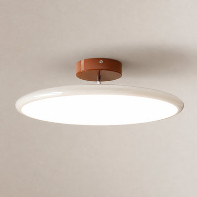 Drift Adjustable Ceiling Light, 11.8~19.7-Inch x H 3.5-Inch, Green, Triac Warm Dimming for Living Room & Bedroom