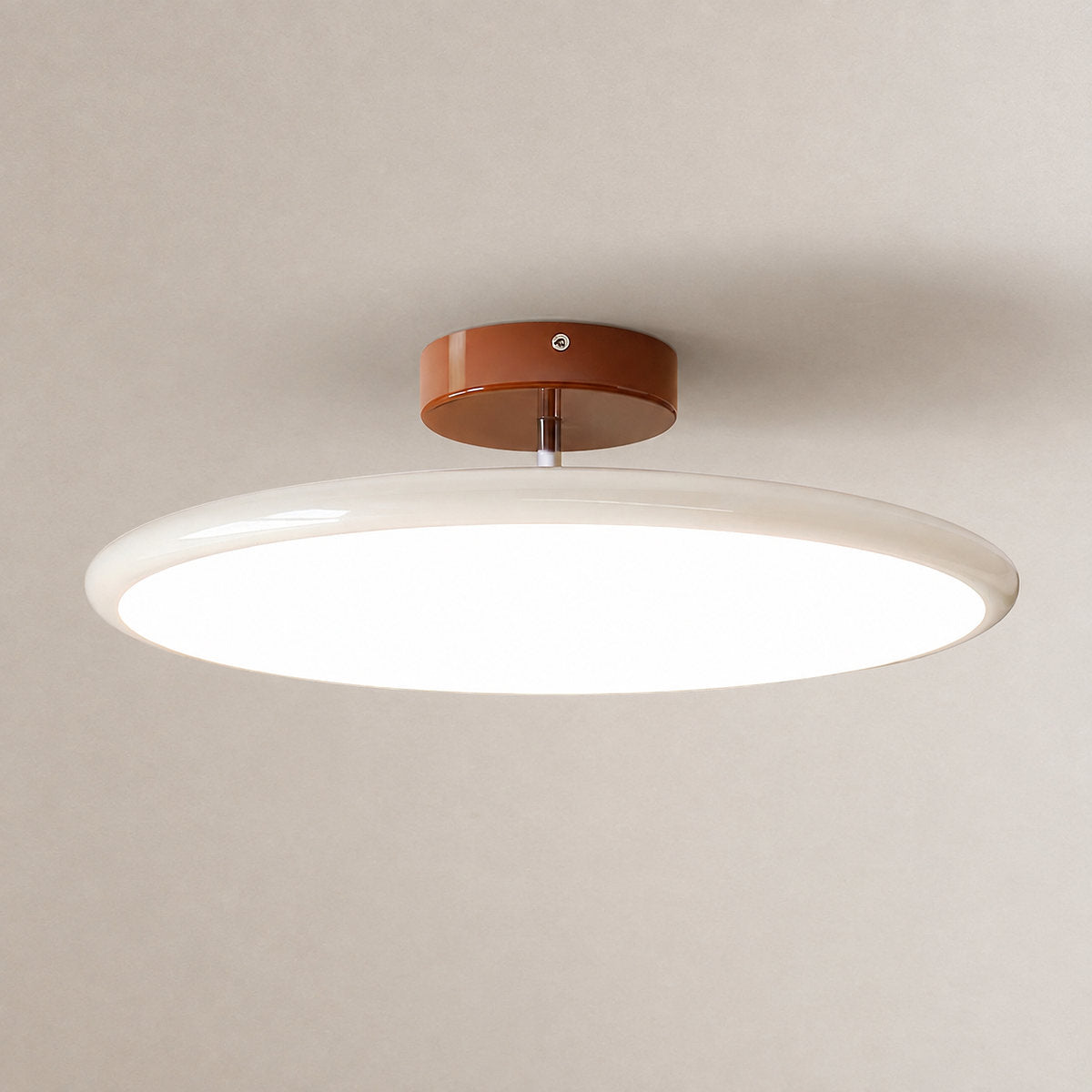 Drift Adjustable Ceiling Light, 11.8~19.7-Inch x H 3.5-Inch, Green, Triac Warm Dimming for Living Room & Bedroom