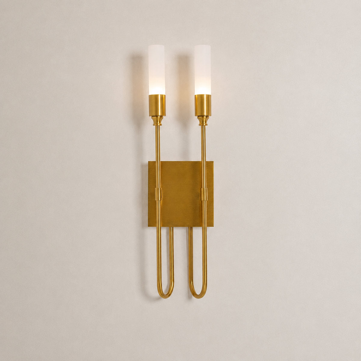 Double Arrow Wall Lamp, 3.9~5.5-Inch x H 23.6-Inch, Antique Brass (brass) for Living Room