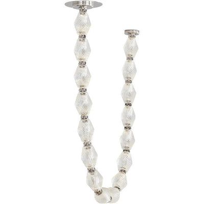 Luxury Crystal Beaded Long Chandelier for High Ceiling 12ft/10ft（customize）