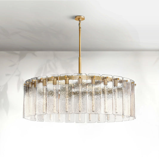 Calamete Glass Round Chandelier