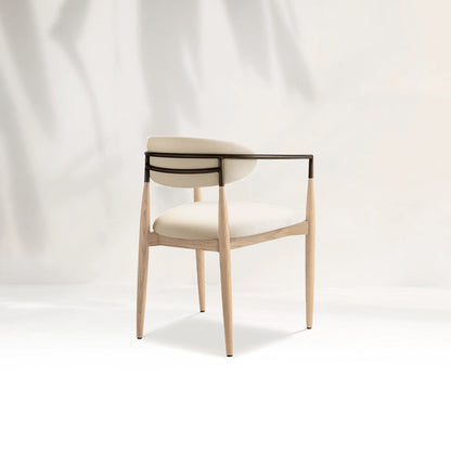 Arnod Fabric Dining Armchair