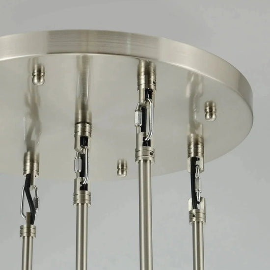 Soltaire Raindrop Round Chandelier 5 Lights 14"D