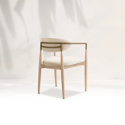 Arnod Fabric Dining Armchair