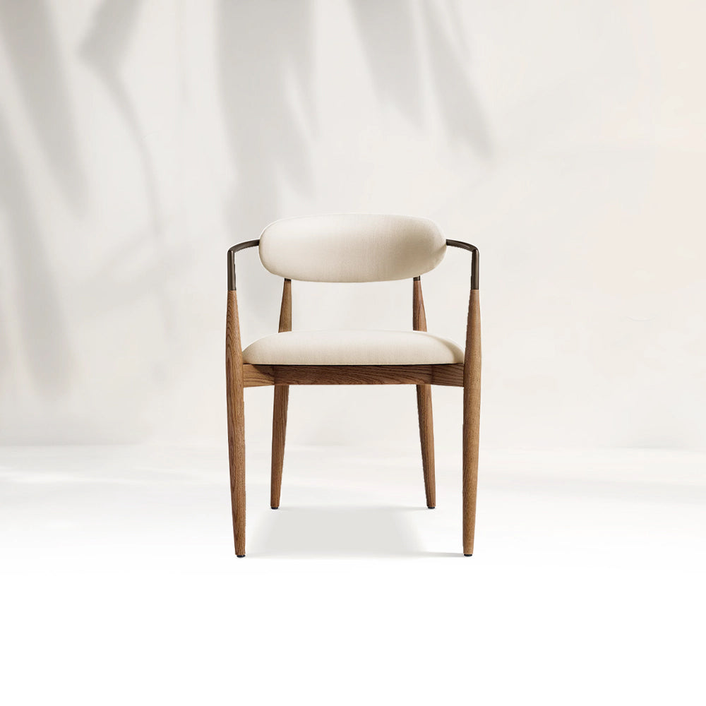 Arnod Fabric Dining Armchair