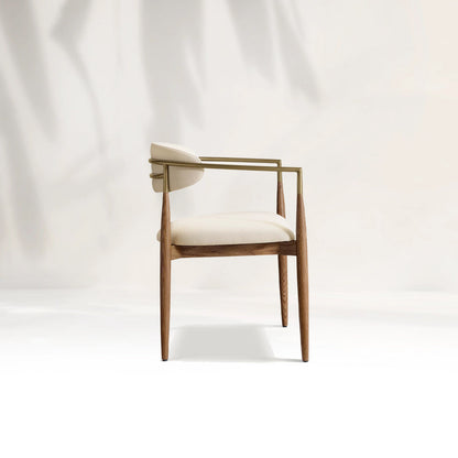 Arnod Fabric Dining Armchair