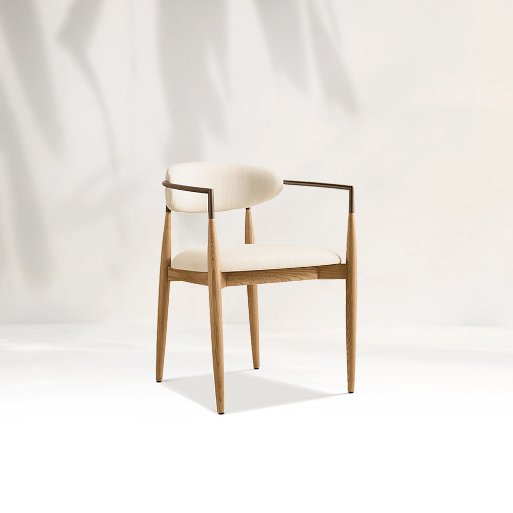 Arnod Fabric Dining Armchair