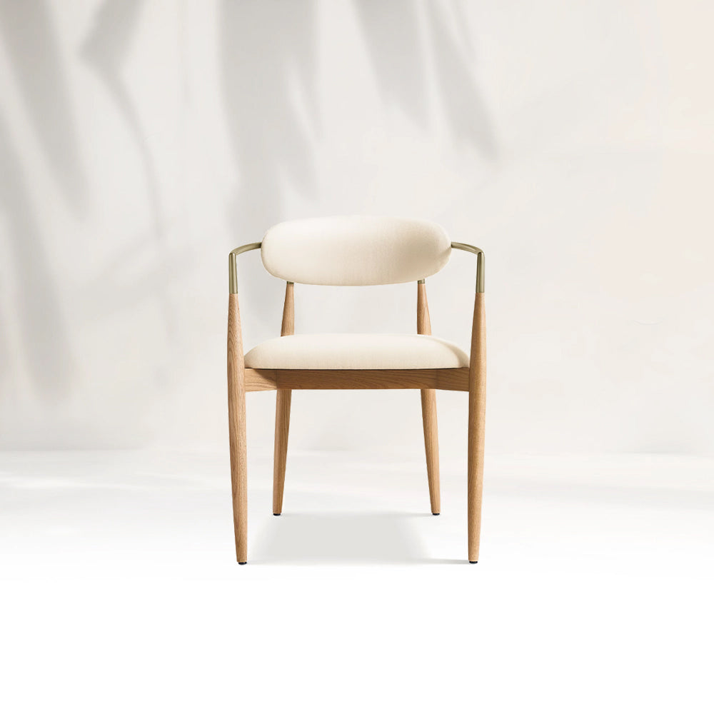 Arnod Fabric Dining Armchair