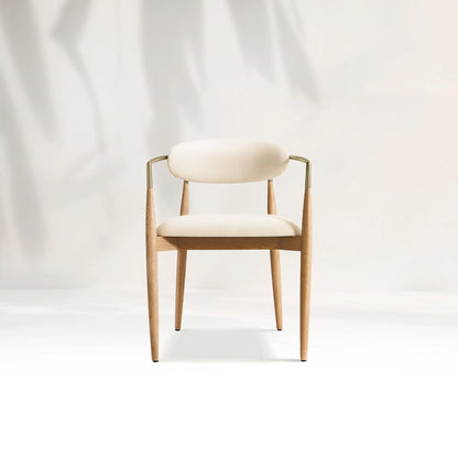 Arnod Fabric Dining Armchair