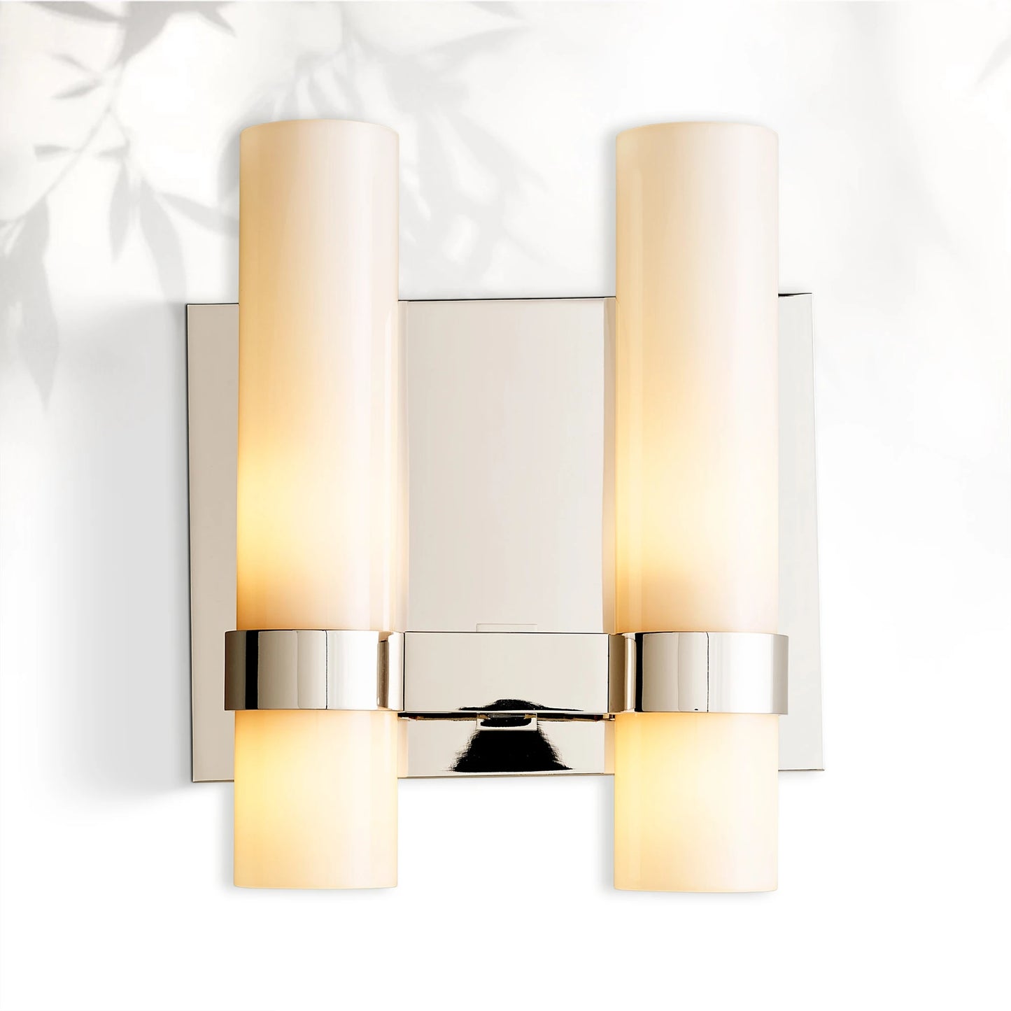 Lavelle Milk Glass Double Sconce
