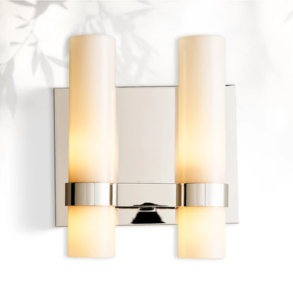 Lavelle Milk Glass Double Sconce
