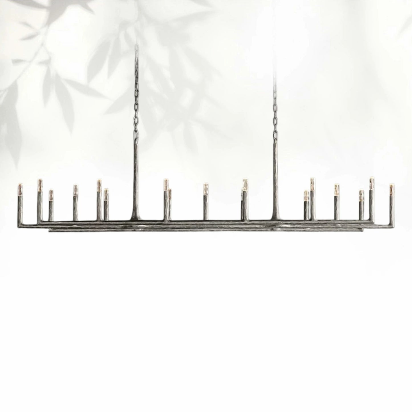 Thaddeas Forged Linear Chandelier 54"/72"/96"