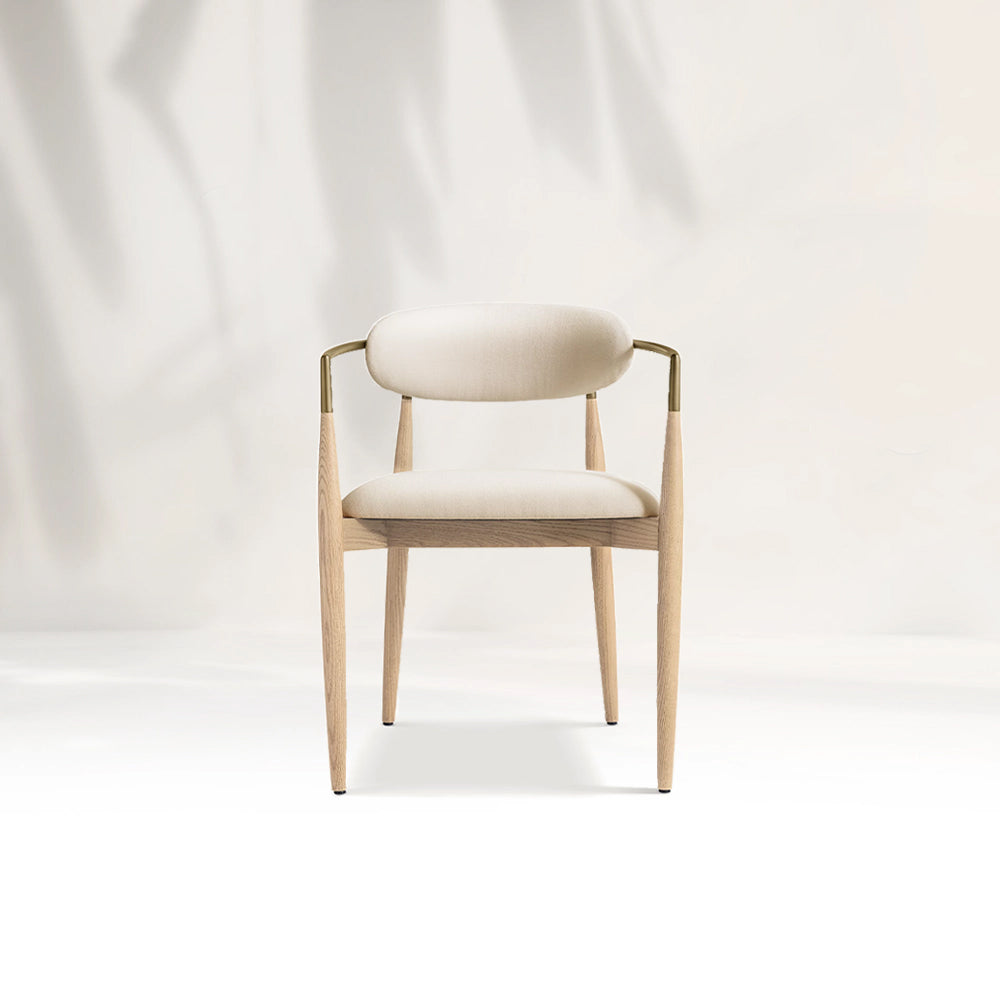 Arnod Fabric Dining Armchair