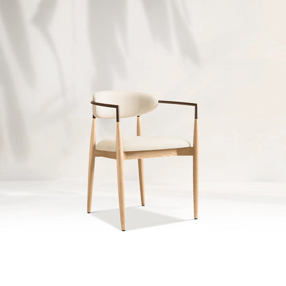 Arnod Fabric Dining Armchair