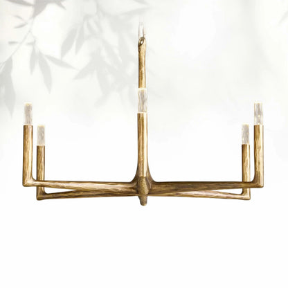 Thaddeas Forged Round Chandelier 12"/36"/48"/60"/72"