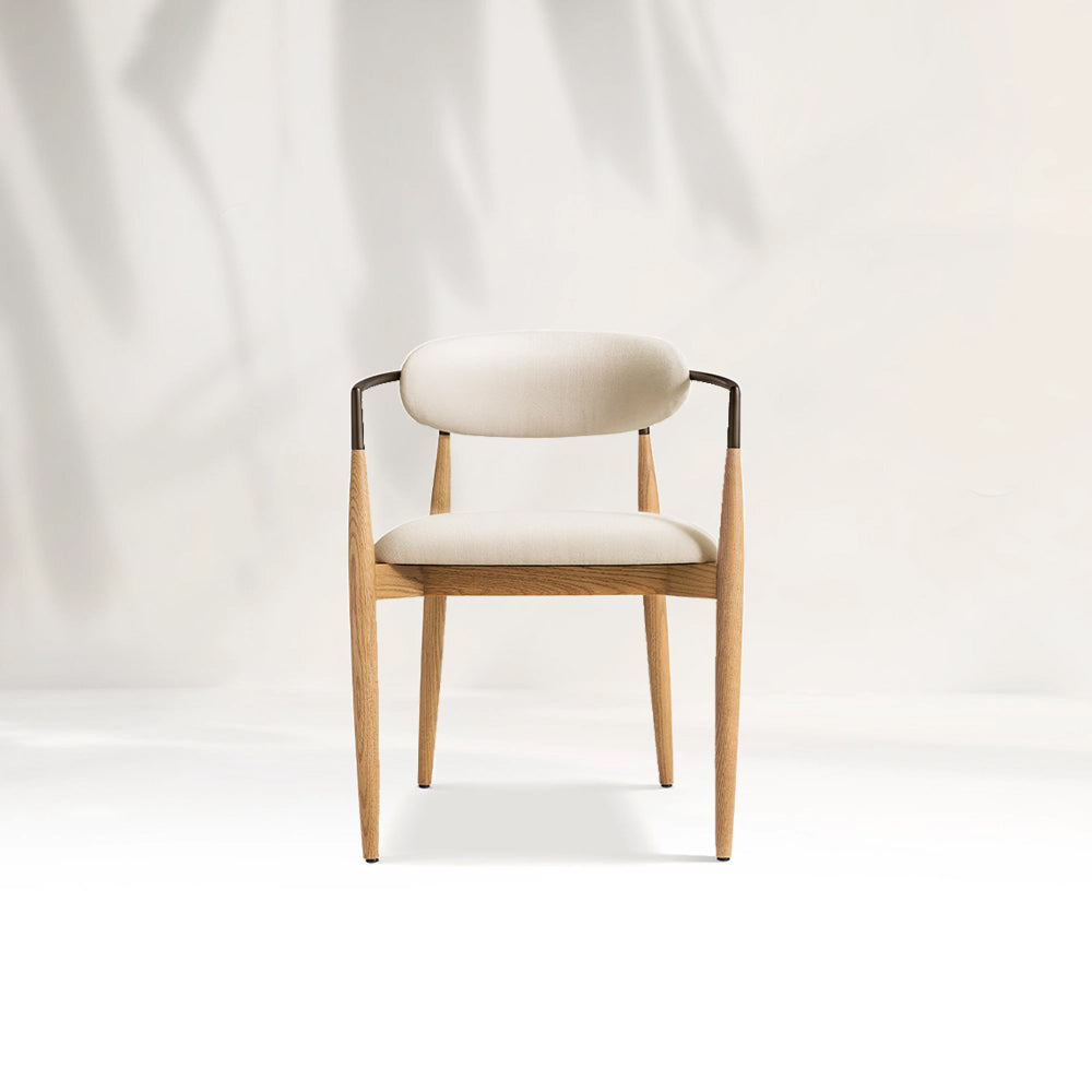 Arnod Fabric Dining Armchair