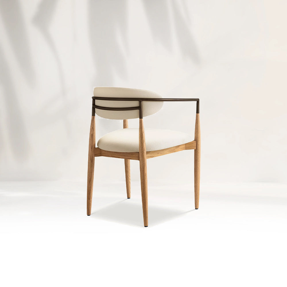 Arnod Fabric Dining Armchair