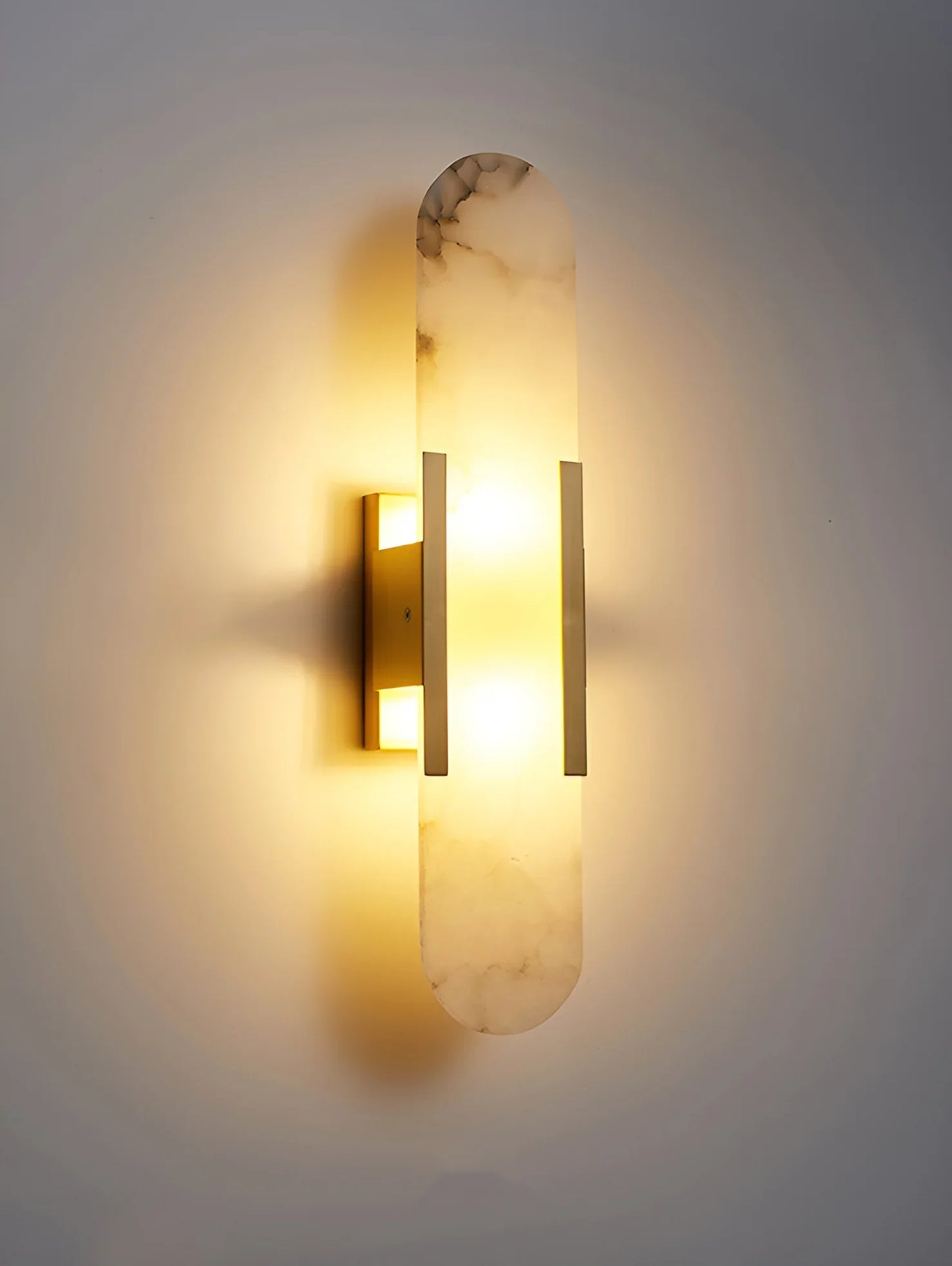 Modern Belange Elongated Alabaster Wall Lamp