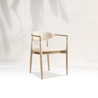 Arnod Fabric Dining Armchair