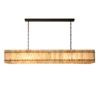 Sant Marco Alabaster Linear Chandelier