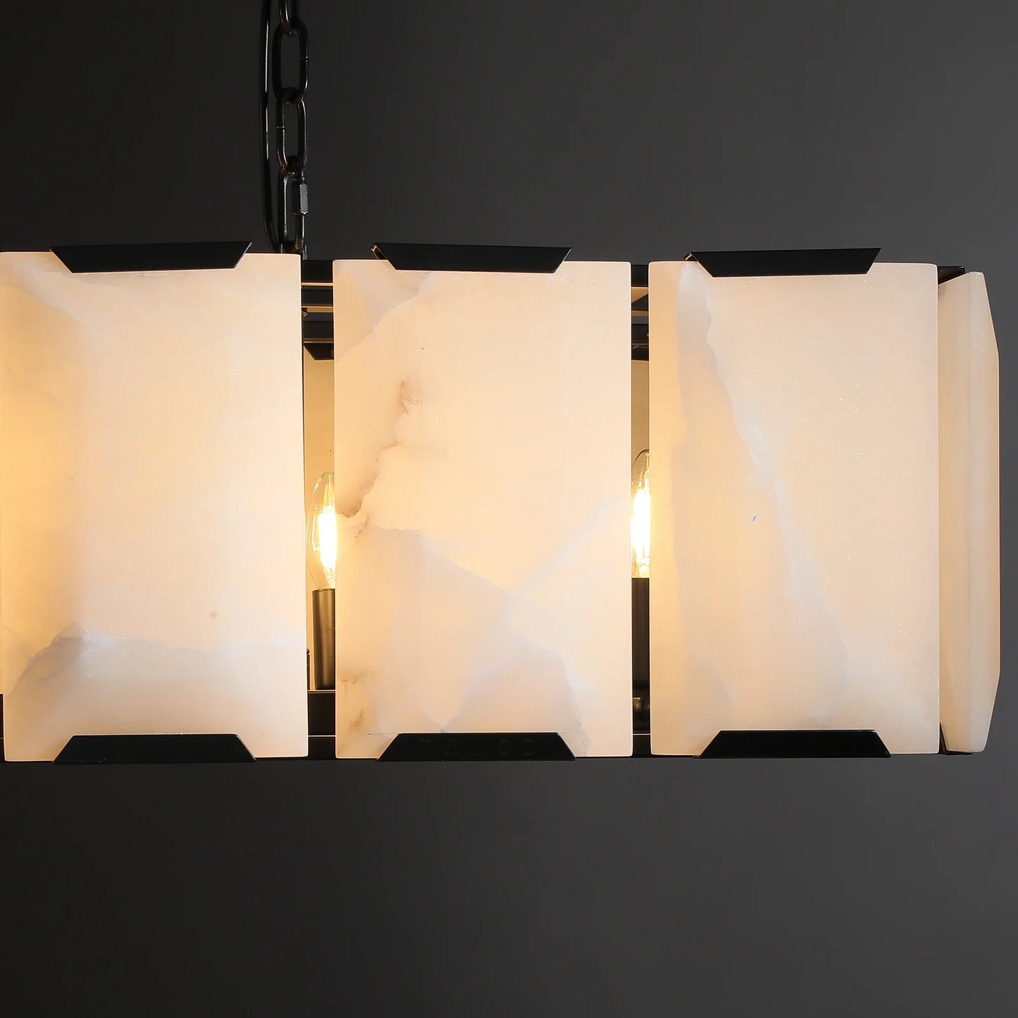 Carlow Calcite Rectangular Chandelier