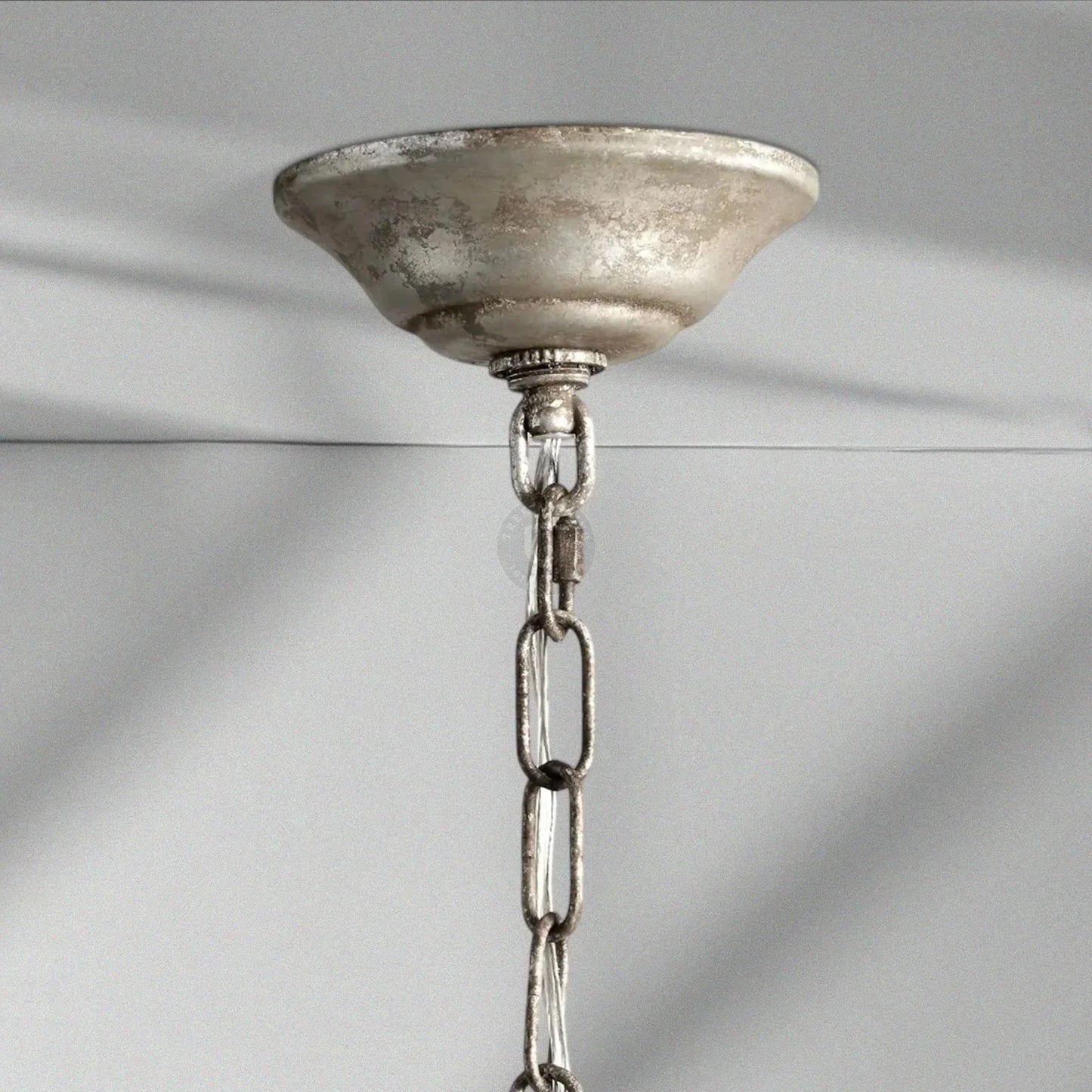 Aubrey Round Chandelier in Silver