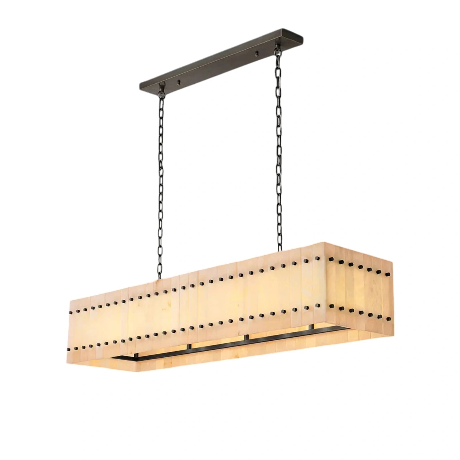 Sant Marco Alabaster Linear Chandelier