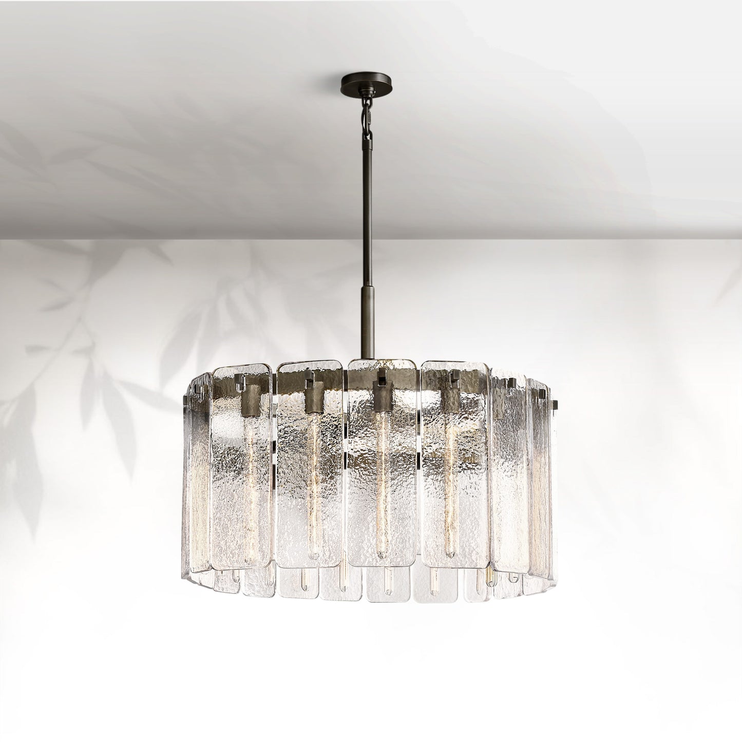 Calamete Glass Round Chandelier