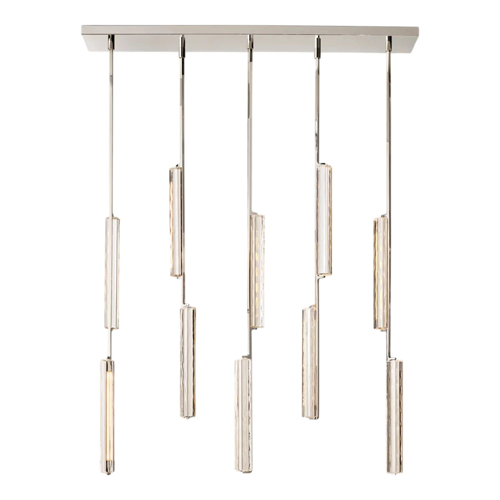 Oudubon Crystal Linear Chandelier 54"