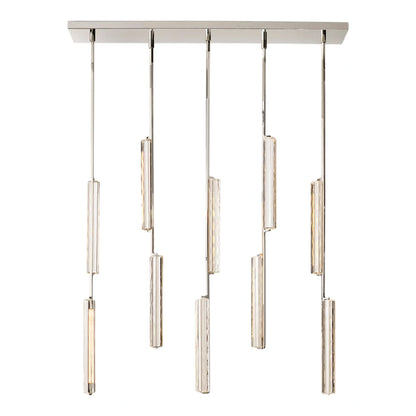 Oudubon Crystal Linear Chandelier 54"