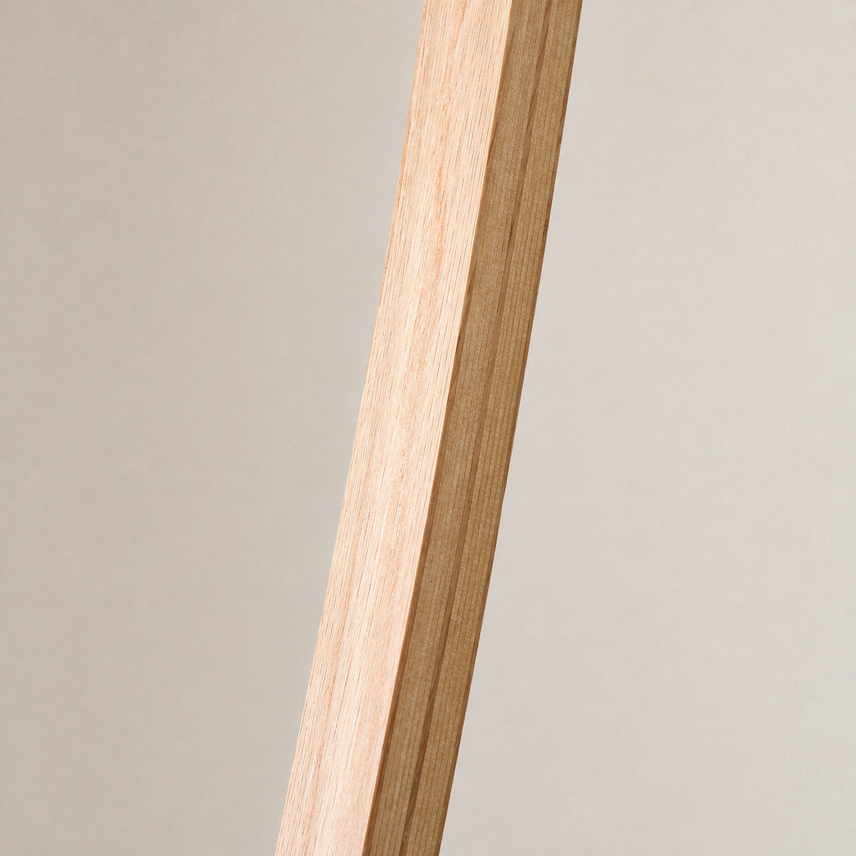 Tricolordeer Beech Wood and Linen Floor Lamp